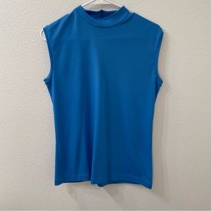 Sax for hooper top vintage blue made in west Germany sz 14